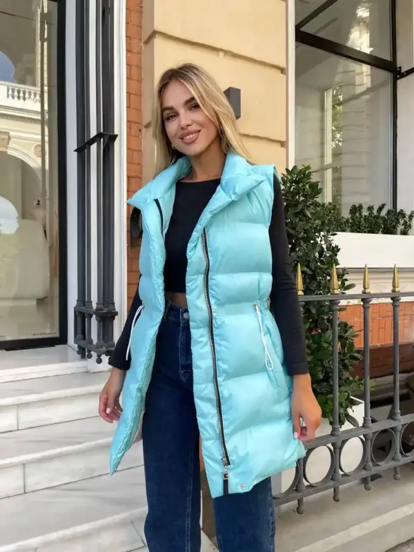 m378-chiletka-podovchena-blue (9) Жилетка жіноча блакитна подовжена