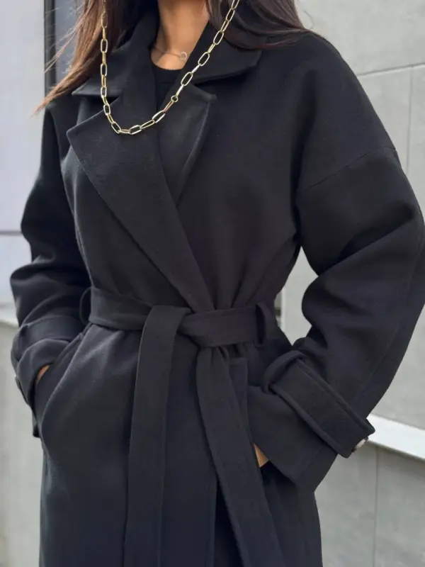 m443-coat-oversize-black (1) Пальто жіноче чорне оверсайз