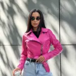 Косуха жіноча яскраво-рожева