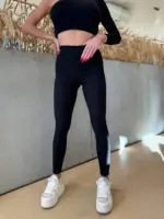 Легінси жіночі теплі чорні