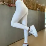 Легінси жіночі теплі білий