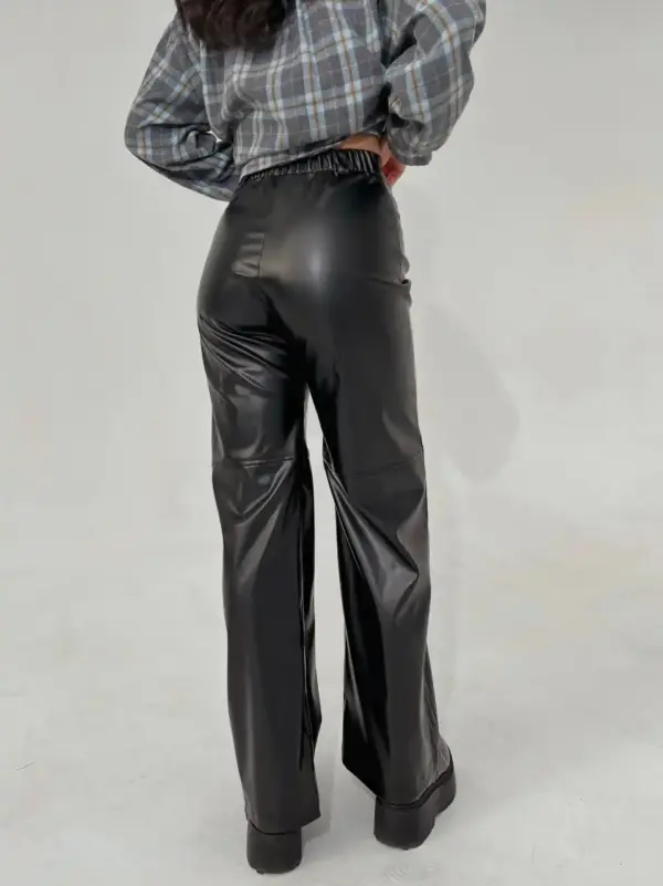 m516-shtany-ekoshkira-black (14) Штани жіночі еко шкіра чорні