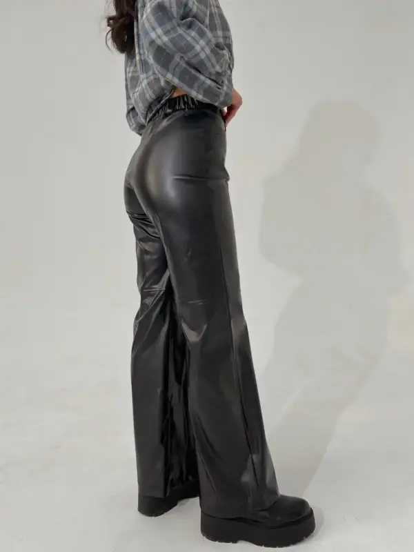 m516-shtany-ekoshkira-black (2) Штани жіночі еко шкіра чорні