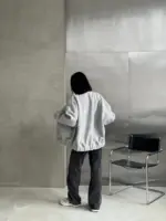 Куртка бомбер жіноча сіра