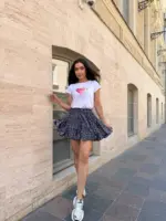 Футболка класична жіноча з принтом Сердце рожеве