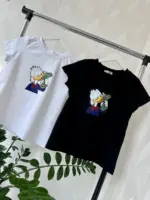 Футболка класична жіноча з принтом Утка з грошима - Зображення 10