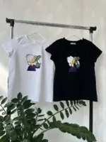 Футболка класична жіноча з принтом Утка з грошима - Зображення 5