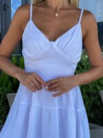 Сарафан білого кольору М453