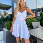 Сарафан білого кольору М453