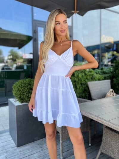 Сарафан білого кольору М453