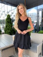 Сарафан чорного кольору М453