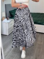 Спідниця на запах зебрового кольору