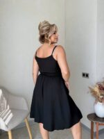 Сукня з брітелями чорного кольору Sa283