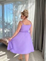 Сукня з брітелями лавандового кольору Sa283