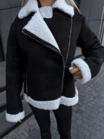 Дублянка жіноча чорна 00413