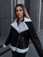 Дублянка жіноча чорна 00413