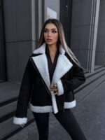 Дублянка жіноча чорна 00413