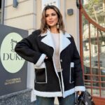 Дублянка жіноча чорна 00429