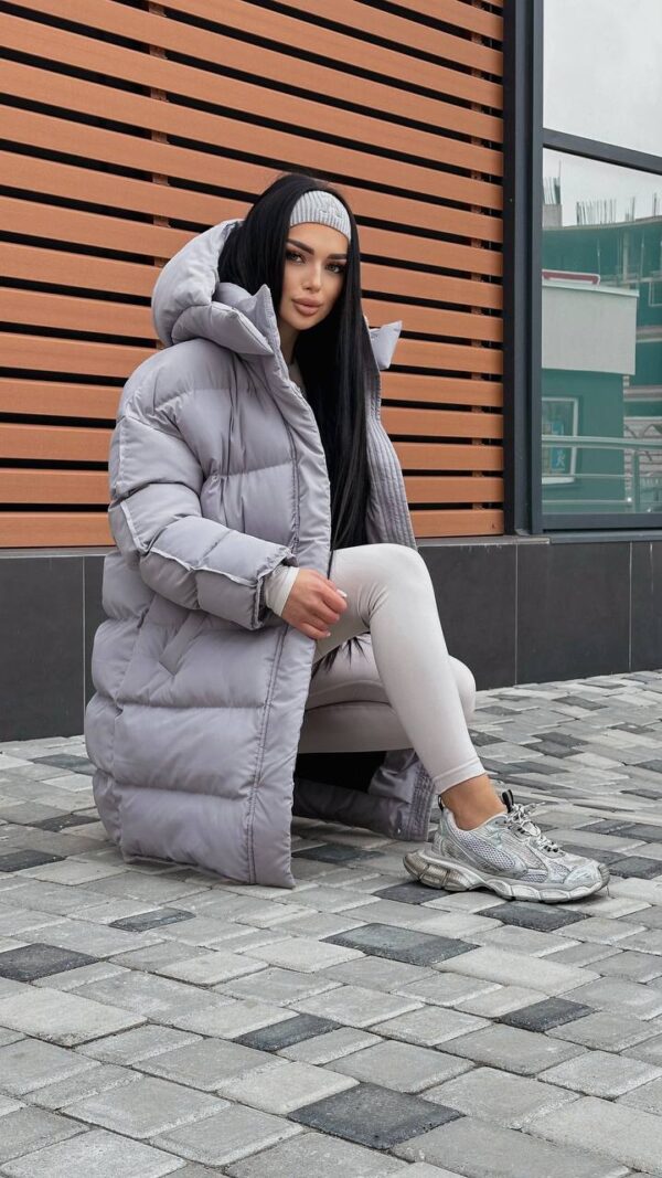 puhovyk-zhinochyj-oversajz-sirogo-koloru-00430-vf-m511-gray-10 Пуховик жіночий оверсайз сірого кольору 00430