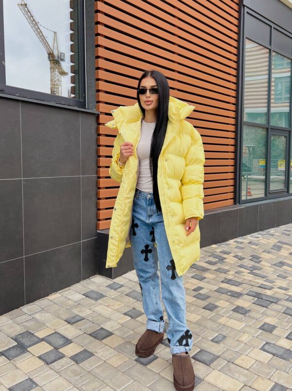 puhovyk-zhinochyj-oversajz-zhovtogo-koloru-00432-vf-m511-yellow-5 Пуховик жіночий оверсайз жовтого кольору 00432