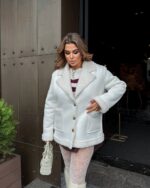 Дублянка жіноча біла 00450