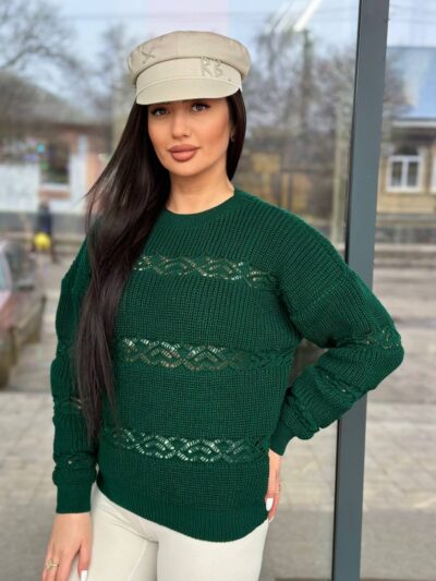 (Копія)Тонкий жіночий светр молочного кольору 00490 00491