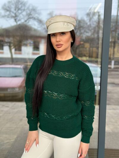 (Копія)Тонкий жіночий светр молочного кольору 00490 00491