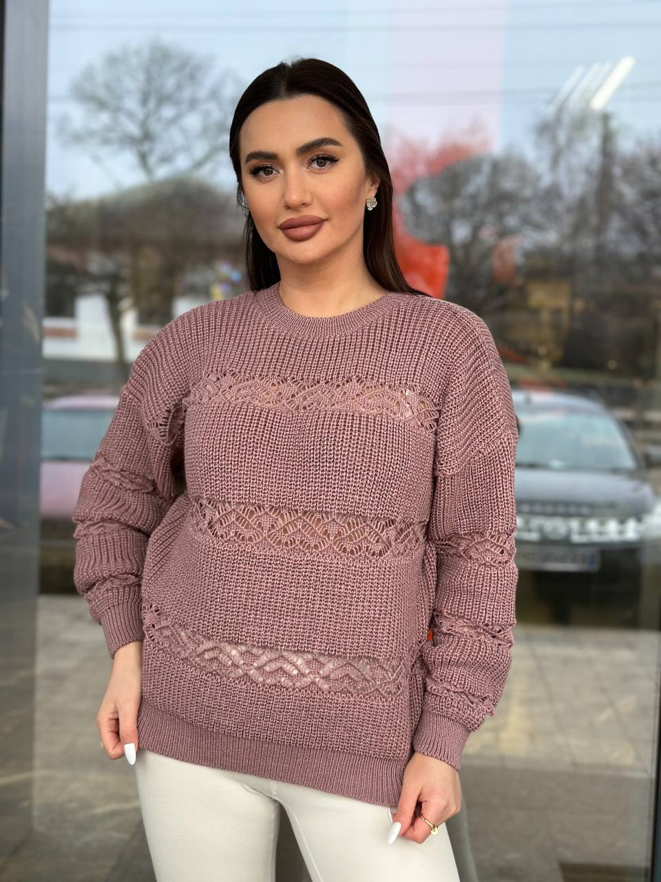 tonkyj-zhinochyj-svetr-koloru-temna-pudra-00493-lm-5069-powder-6 Тонкий жіночий светр кольору темна пудра 00493