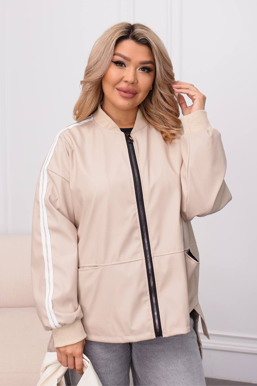 kopiyazhinocha-kurtka-u-sportyvnomu-styli-koloru-lavanda-00548-00550-sa-300-lavanda-1-1 (Копія)Жіноча куртка у спортивному стилі кольору лаванда 00548 00550