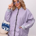 (Копія)Жіноча куртка у спортивному стилі кольору мокко 00547 00549