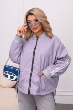 (Копія)Жіноча куртка у спортивному стилі кольору мокко 00547 00549