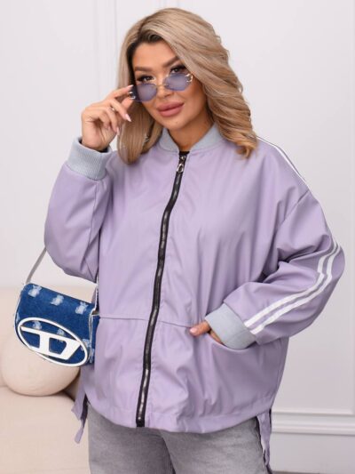 (Копія)Жіноча куртка у спортивному стилі кольору мокко 00547 00549