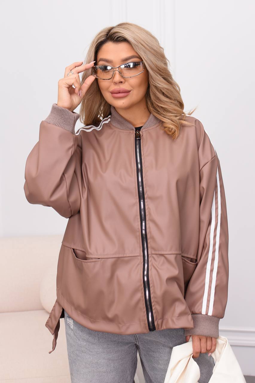 kopiyazhinocha-kurtka-u-sportyvnomu-styli-koloru-pudra-00546-00547-sa-300-powder-1-1 (Копія)Жіноча куртка у спортивному стилі кольору пудра 00546 00547