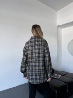 (Копія)Жіноча сорочка з камінчиками синього кольору 00656 00657