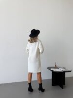 (Копія)Жіноча в’язана сукня з візерунком бузкового кольору 00564 00565