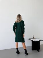 (Копія)Жіноча в’язана сукня з візерунком молочного кольору 00565 00566