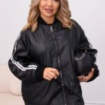 (Копія)Жіночий бомбер на кнопках сірого кольору 00543 00544