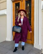 (Копія)Жіночий кардиган з поясом кольору мокко 00536 00537