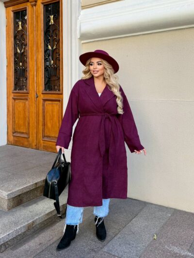 (Копія)Жіночий кардиган з поясом кольору мокко 00536 00537