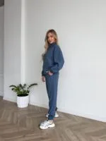 (Копія)Жіночий костюм з вельвету бежевого кольору 00658 00659