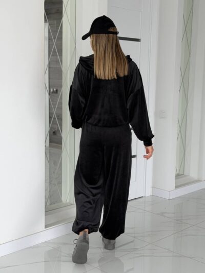 (Копія)Жіночий костюм з велюру рожевого кольору 00667 00668