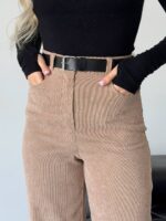 (Копія)Жіночий костюм з велюру жовтого кольору 00670 00671