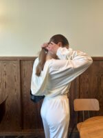 (Копія)Жіночий легкий велюровий костюм з капюшоном чорного кольору 00626 00627