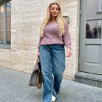 (Копія)Жіночий трикотажний светр кольору пудра 00568 00569