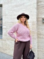 (Копія)Жіночий трикотажний светр молочного кольору 00567 00568