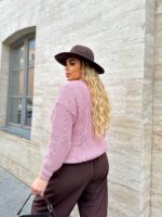 (Копія)Жіночий трикотажний светр молочного кольору 00567 00568