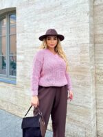 (Копія)Жіночий трикотажний светр молочного кольору 00567 00568