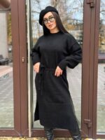 (Копія)Жіночий трикотажний светр сірого кольору 00571 00572