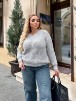 (Копія)Жіночий трикотажний светр синього кольору 00570 00571