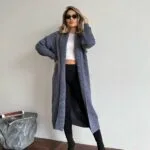 (Копія)Жіночий в’язаний кардиган кольору темна пудра 00553 00554